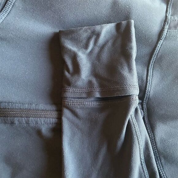 Lululemon Women's Black Half Zip Hooded Pullover Hoodie Size L - Picture 9 of 12